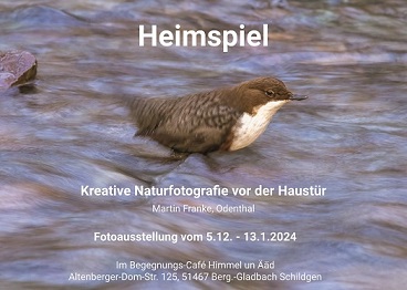Vernissage – Fotoausstellung „Heimspiel: Kreative Naturfotografie in Odenthal“